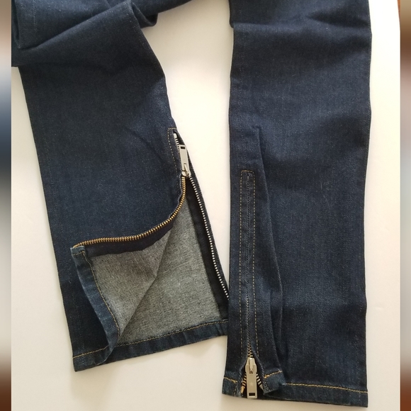 Golden Goose Lodin Skinny Legging Jeans Size 27 Dark Wash Blue - Picture 7 of 8